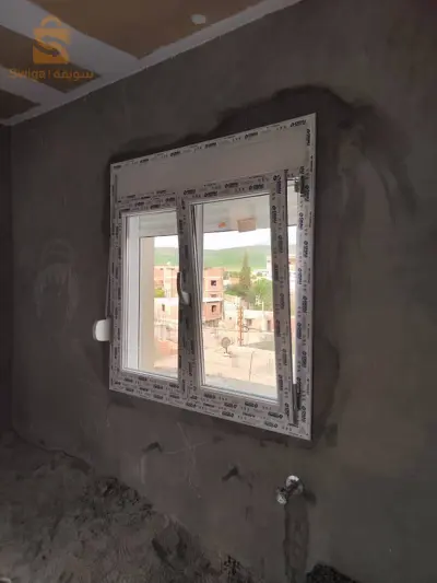 ALUMINIUM &PVC أبواب ونوافذ حسب المقاس جوده عاليه توصيل وتركيب متوفر