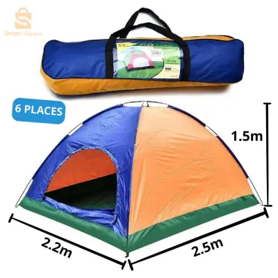 Tente camping manuelle 6P
