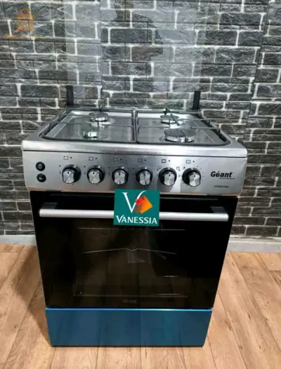 Cuisinière marque géant cristal ventiller inox