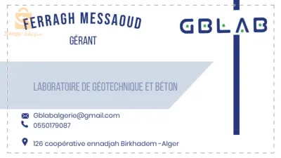 laboratoire de géotechnique et béton