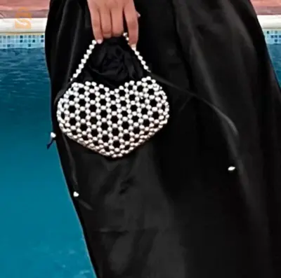 sac en perle حقيبة يد بالخرز