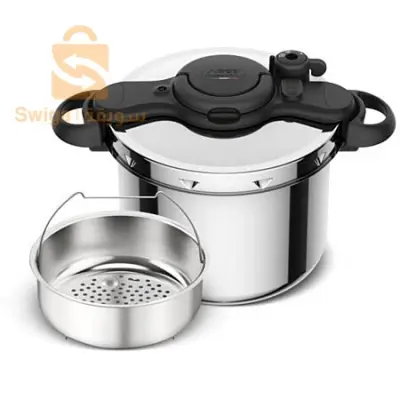 Clipsominut' Day By Day Cocotte-minute 9l, 8-10 Pers, Induction, Acier Inoxydable, Cuisson Pression