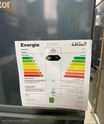 Réfrigérateurs et congélateurs 
