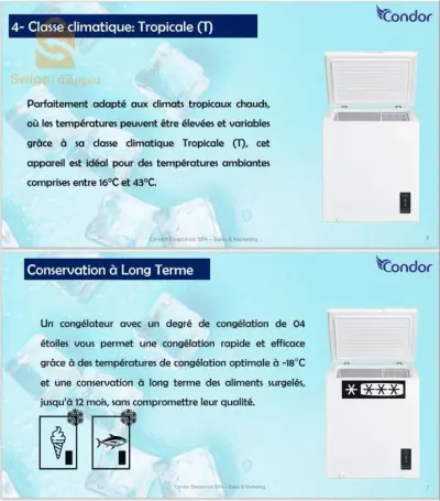 Réfrigérateurs et congélateurs 