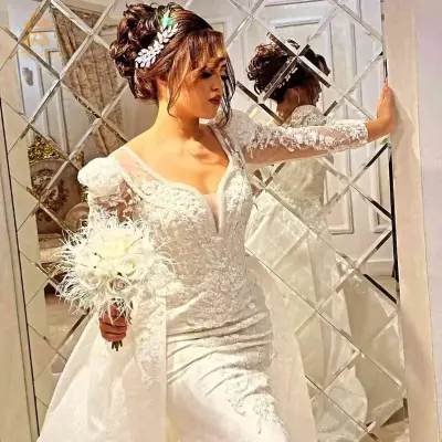 فستان عروس الابيض 