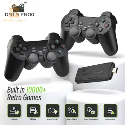 Console de jeu vidéo rétro avec 10000 jeux intégrés +2 manette sans fil 4K HDMI