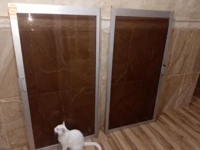 نوافذ كبيرة الحجم و صغيرة الحجم المنيوم