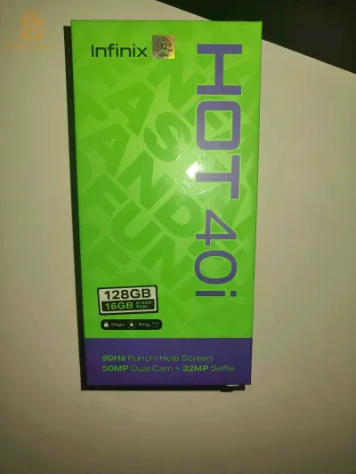 Infinix hot 40 i 8G Ram 128G mémoire