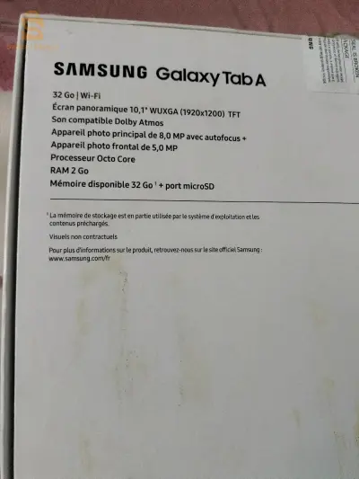 tablette Samsung tab A