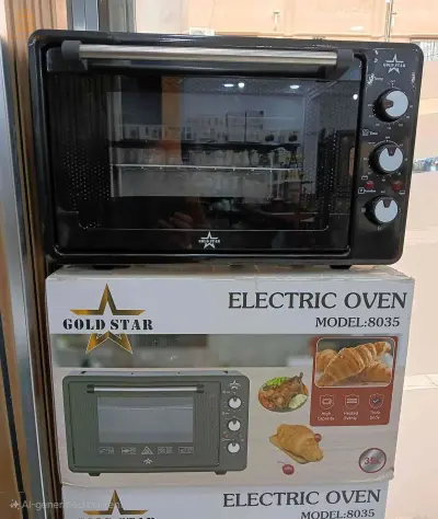 Four électrique Gold star
2 plateaux
سهل الاستعمال
سعة 35 لتر
1400w
جودة ممتازة
