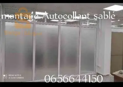 montage Autocollant sablé 0656644150