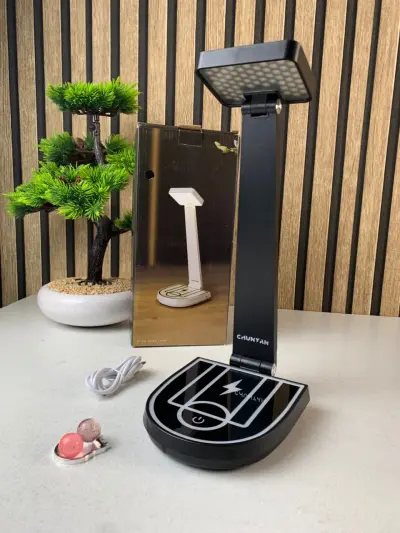 Lampe de bureau et chargeur de téléphone portable sans fil 15 W – مصباح مكتب وشاحن لاسلكي
