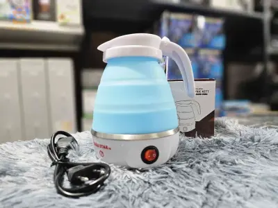 Bouilloire électrique pliable en silicone ,portable Avec  indicateur de mise hors tension غلاية كهربائية قابلة للطي محمولة سيليكون