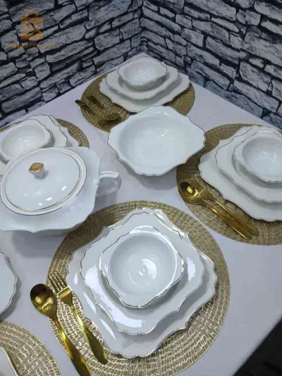 Service A Table 22 Piece  Blon B Dorri .  Art Colection Sample