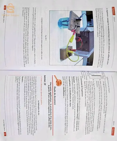 Livre de physique/chimie  cours + exercices+ corrigés de 3ème