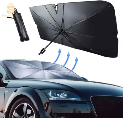 parapluie de voiture pliable pare-soleil  مظلة السيارة القابلة للطي