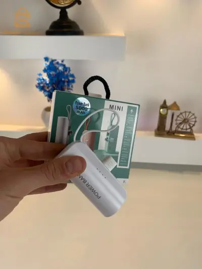 PowerBank 5000mAh et Support Telephone 2en1 – باور بانك