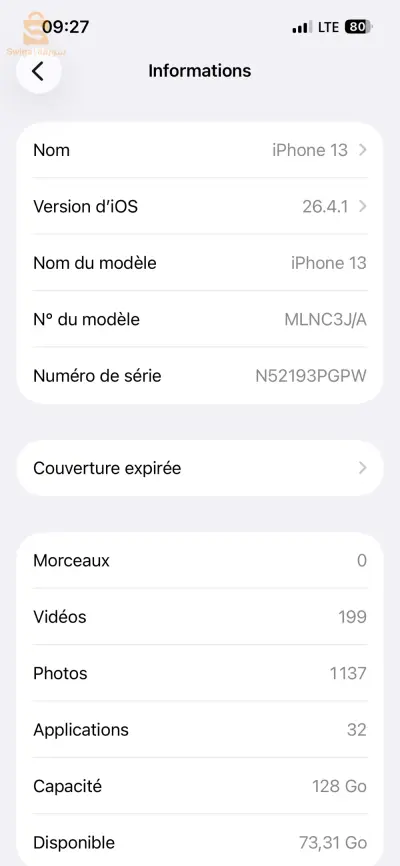 هاتف ايفون 13
