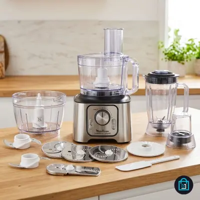 🔥 روبوت المطبخ متعدد الوظائف Moulinex Doubleforce Compact 🔥