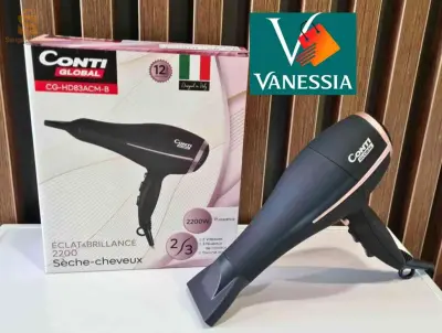 Sèche Cheveux Conti Global Noir 2000W