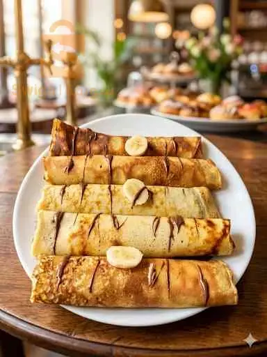les krapes .كريب بالشوكولا والموز