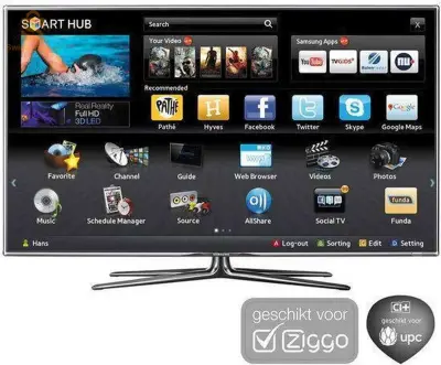 Samsung 3d smart télévision 46pouces originale marche en bonne état images résolution 1980×1080
