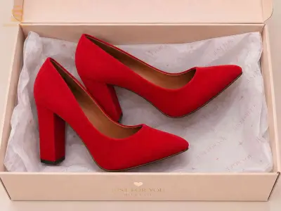 escarpins rouge chic