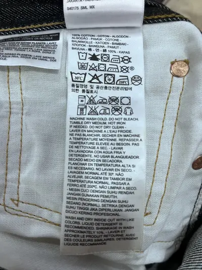 Levi's 501 Made in Mexico W34 L34