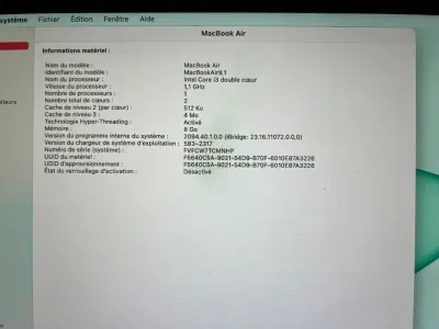MacBook neuf